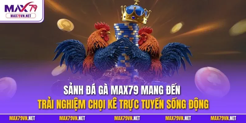 Sảnh đá gà MAX79 mang đến trải nghiệm chọi kê trực tuyến sống động