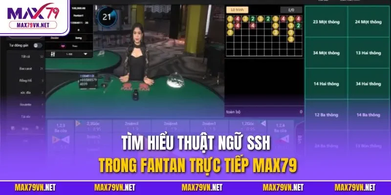 Tìm hiểu thuật ngữ SSH trong Fantan trực tiếp MAX79